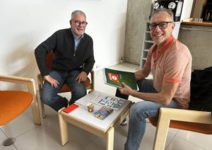 Michaël Amadis (à droite) est secrétaire général du SGA 86
